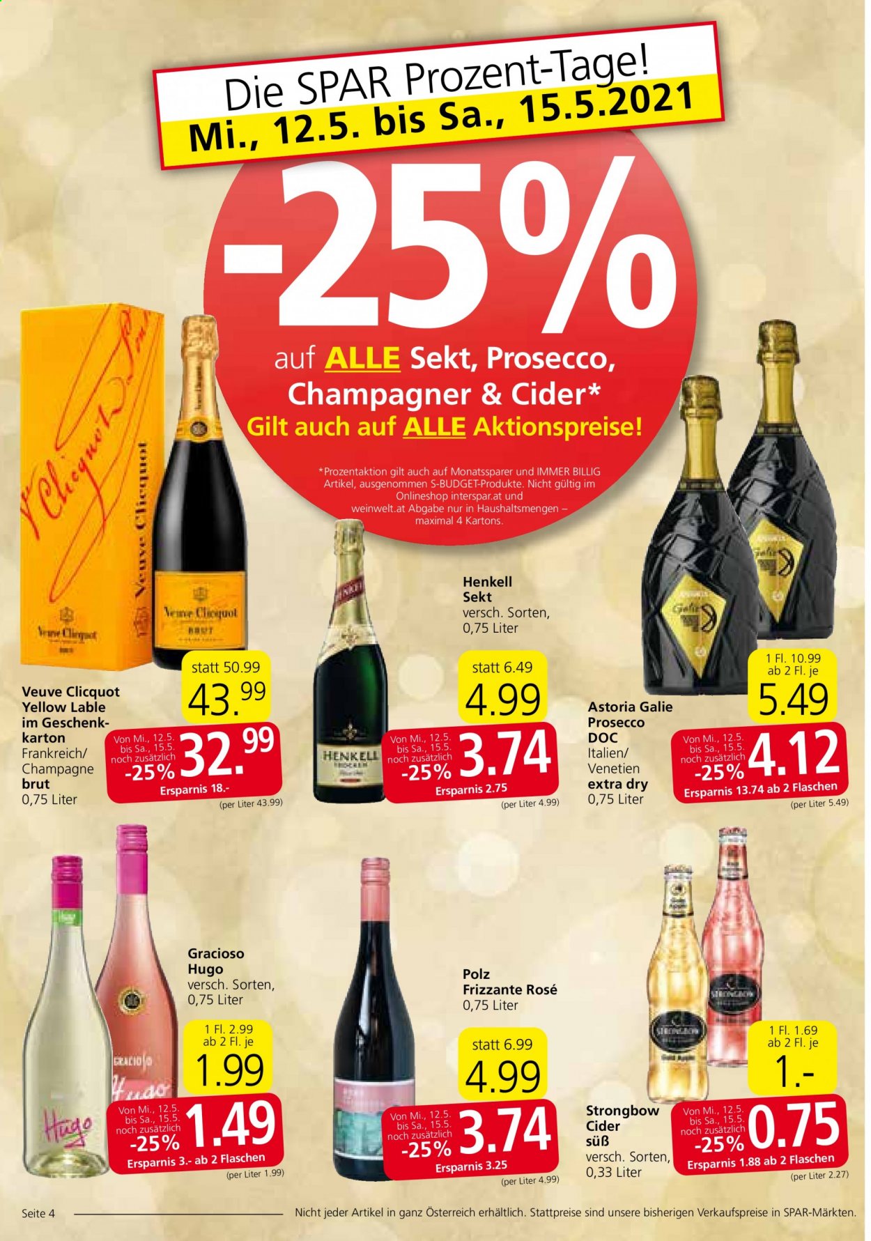 Angebote INTERSPAR - 12.5.2021 - 19.5.2021. Seite 4