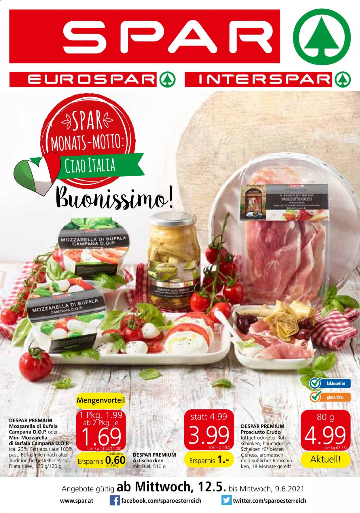 Angebote INTERSPAR - 12.5.2021 - 9.6.2021. Seite 1