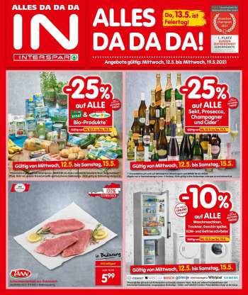 Angebote INTERSPAR - 12.5.2021 - 19.5.2021.