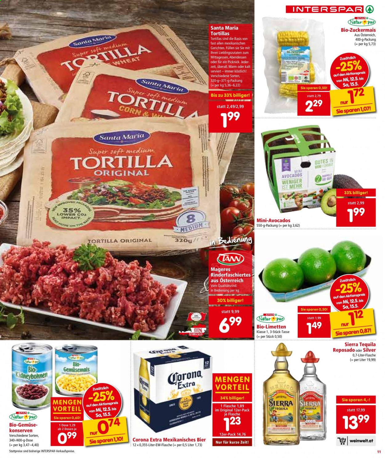 Angebote INTERSPAR - 12.5.2021 - 19.5.2021. Seite 11