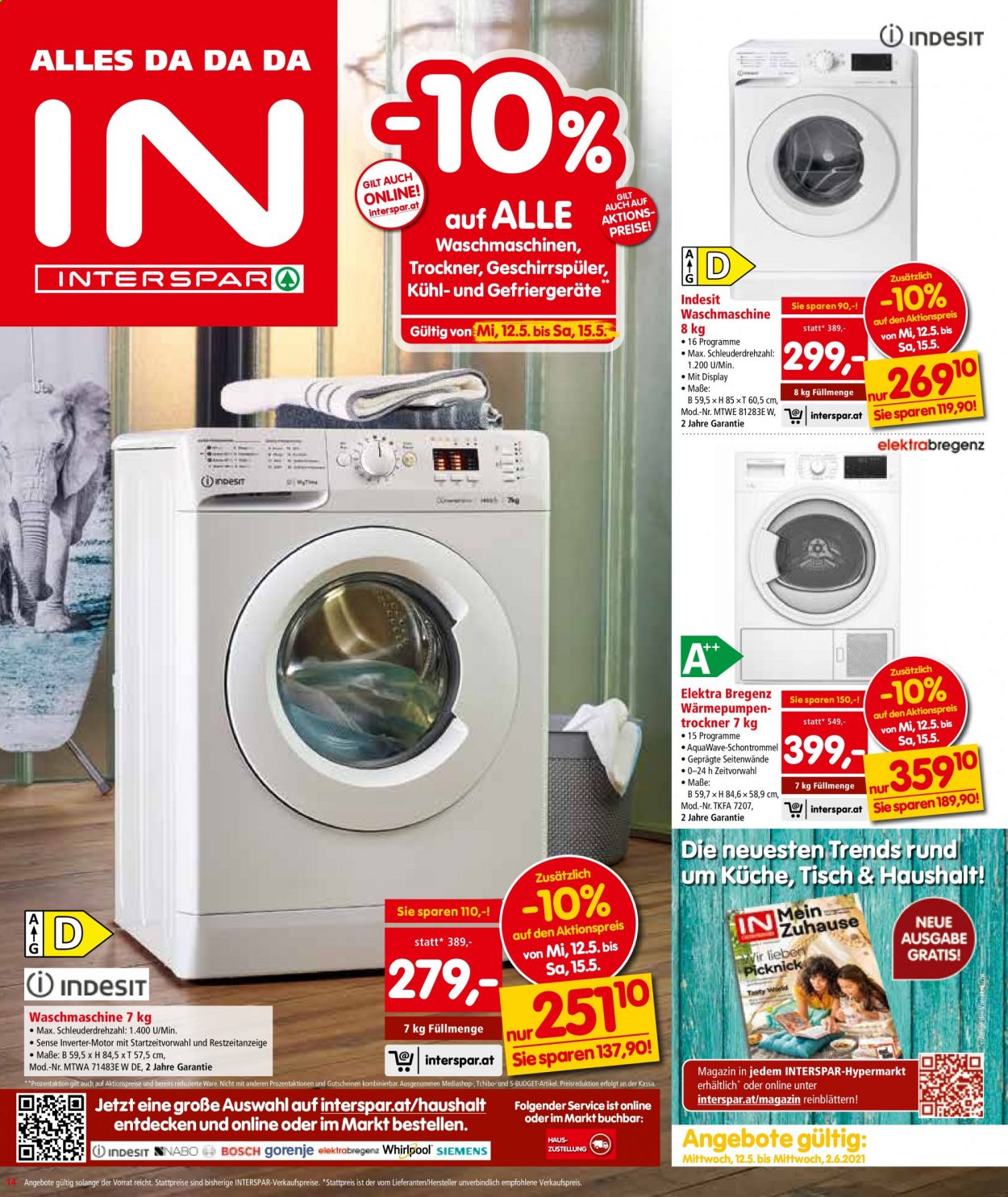 Angebote INTERSPAR - 12.5.2021 - 19.5.2021. Seite 14