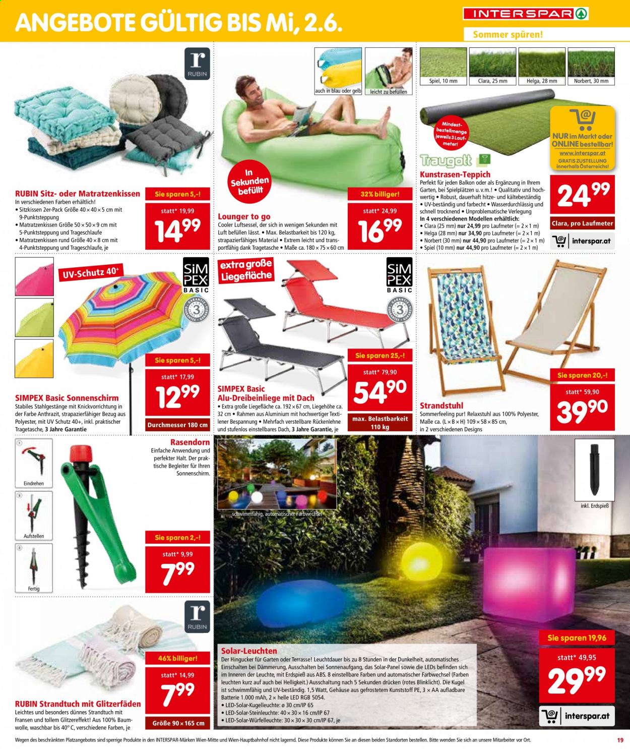 Angebote INTERSPAR - 12.5.2021 - 19.5.2021. Seite 19