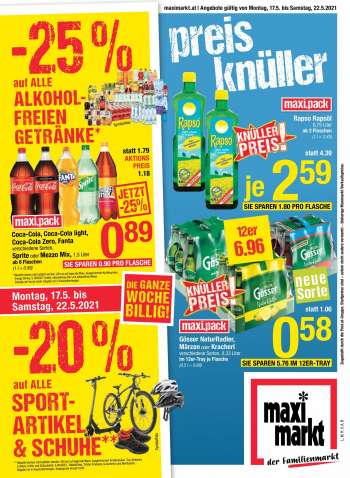 Angebote Maximarkt - 17.5.2021 - 22.5.2021.