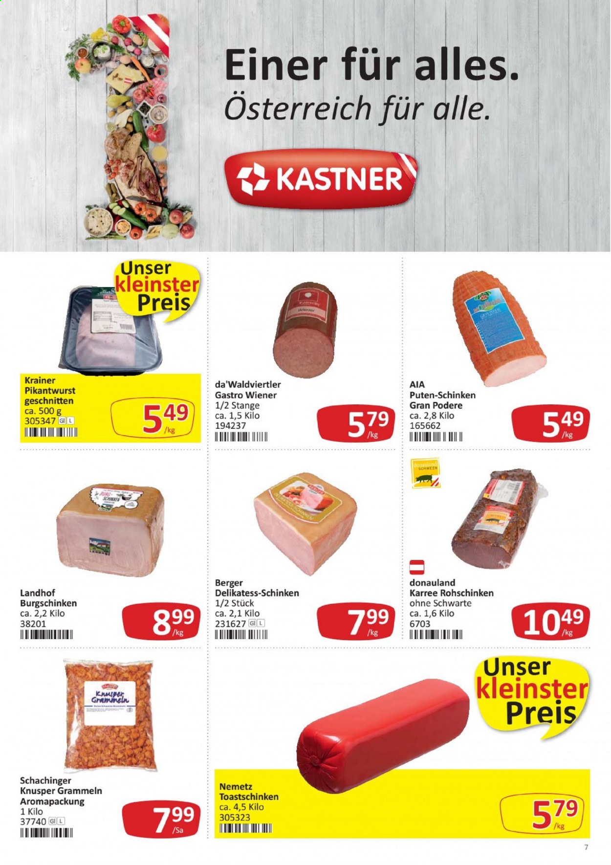 Angebote KASTNER - 25.5.2021 - 5.6.2021. Seite 7