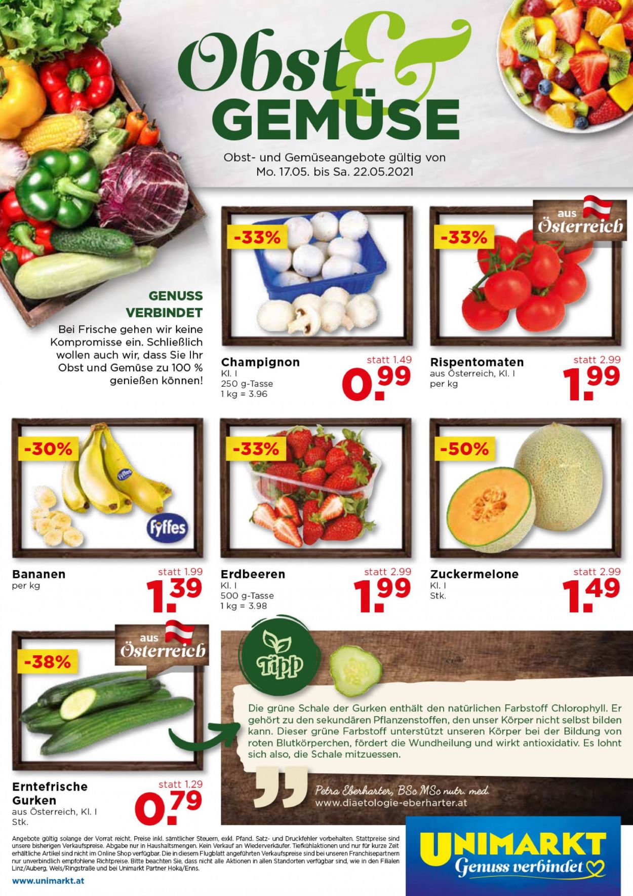 Angebote UNIMARKT - 19.5.2021 - 25.5.2021. Seite 16