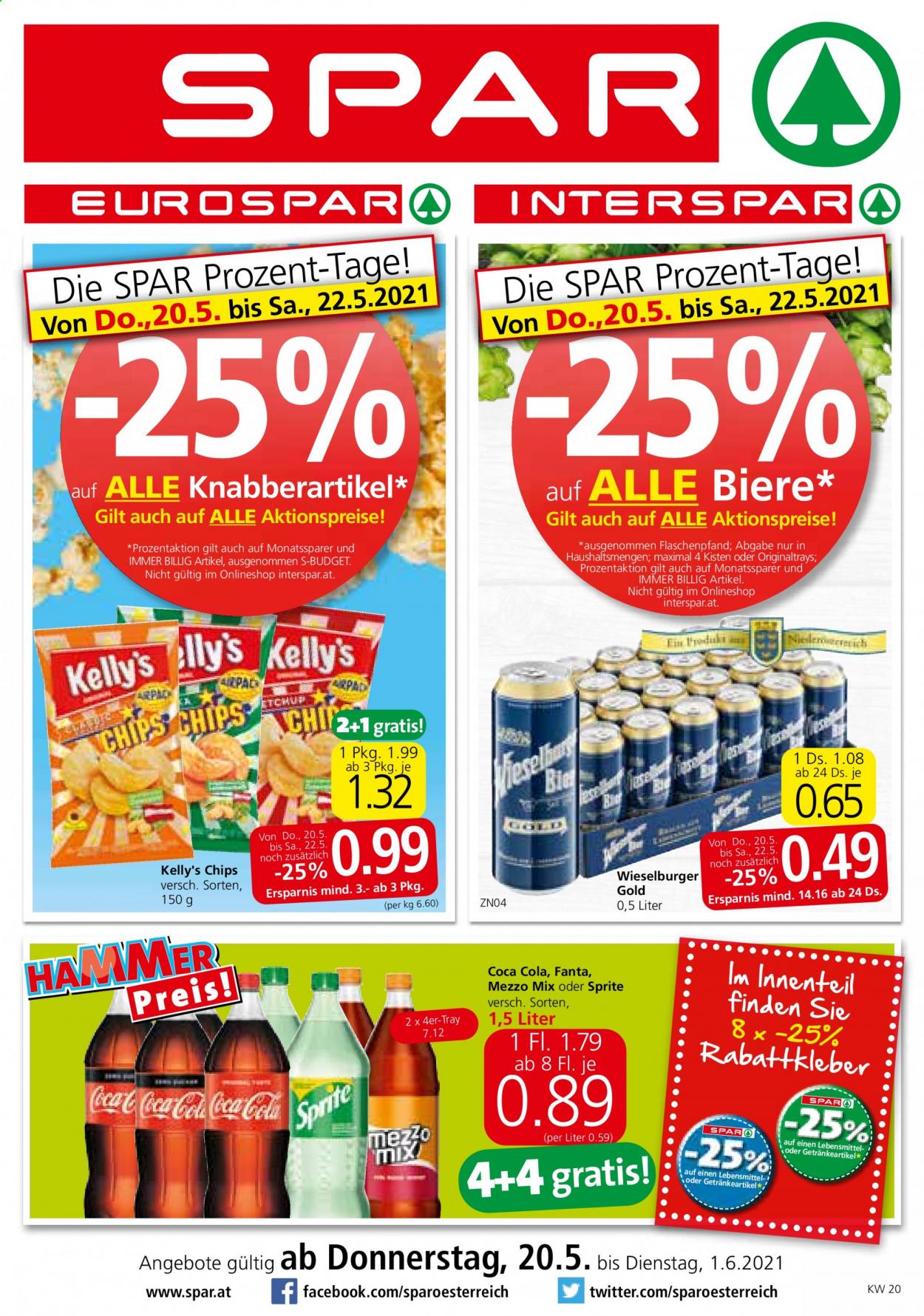 Angebote INTERSPAR - 20.5.2021 - 1.6.2021. Seite 1