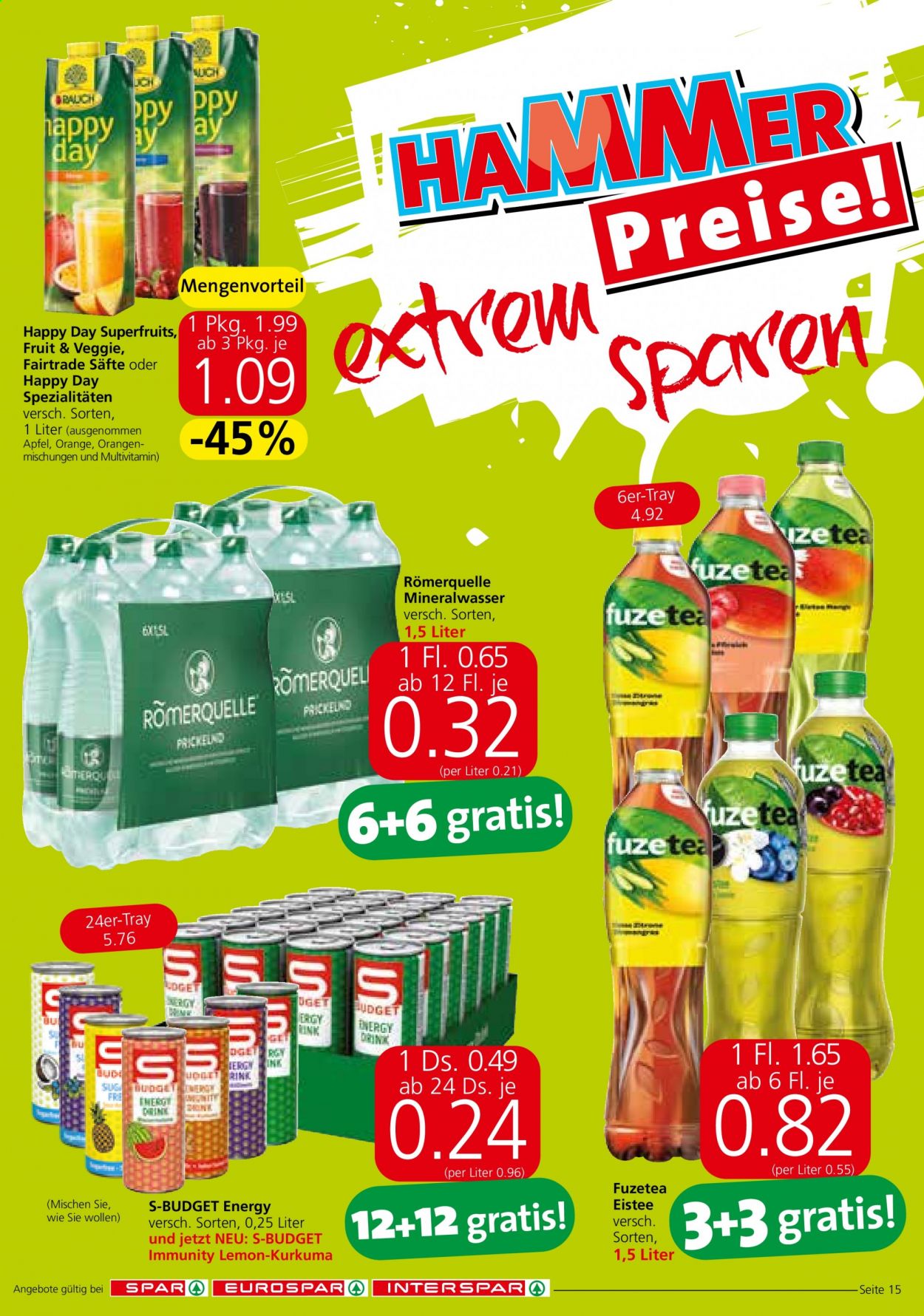 Angebote INTERSPAR - 20.5.2021 - 1.6.2021. Seite 15