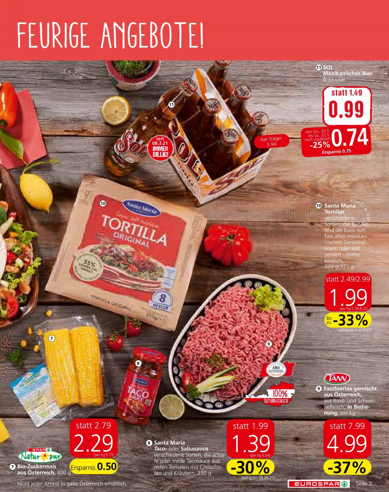 Angebote EUROSPAR - 20.5.2021 - 1.6.2021. Seite 7