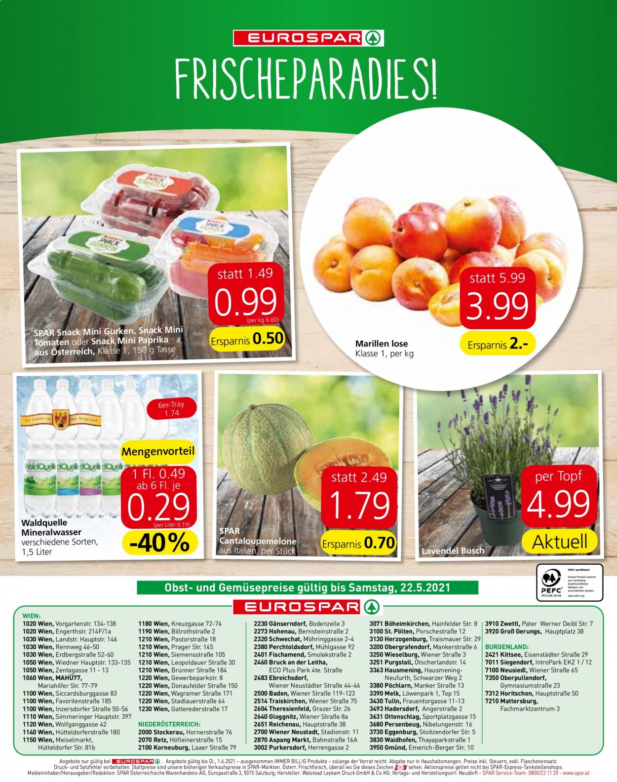 Angebote EUROSPAR - 20.5.2021 - 1.6.2021. Seite 16