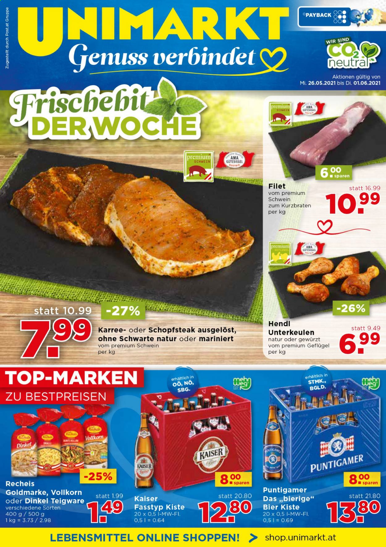 Angebote UNIMARKT - 26.5.2021 - 1.6.2021. Seite 1