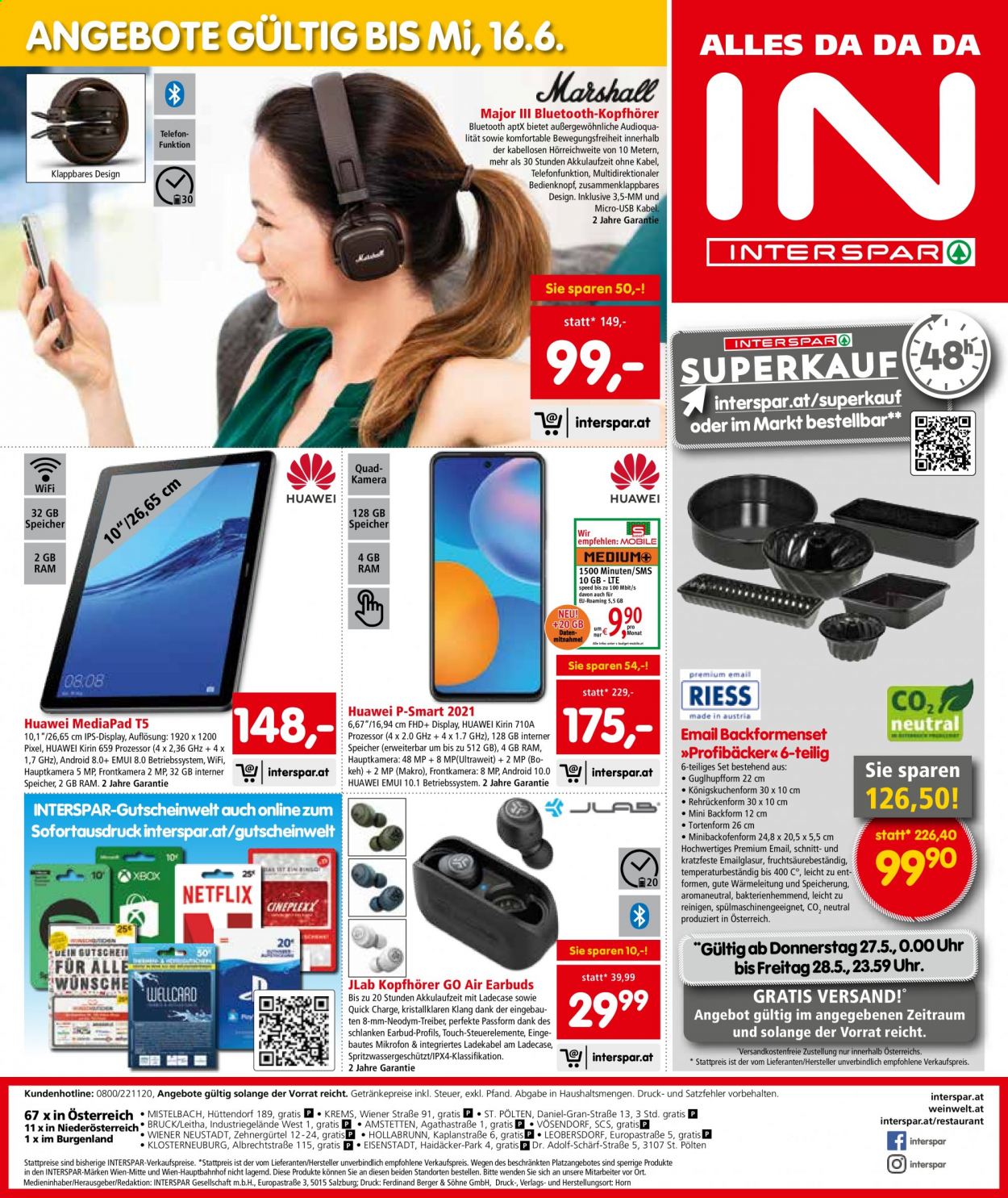 Angebote INTERSPAR - 27.5.2021 - 1.6.2021. Seite 16