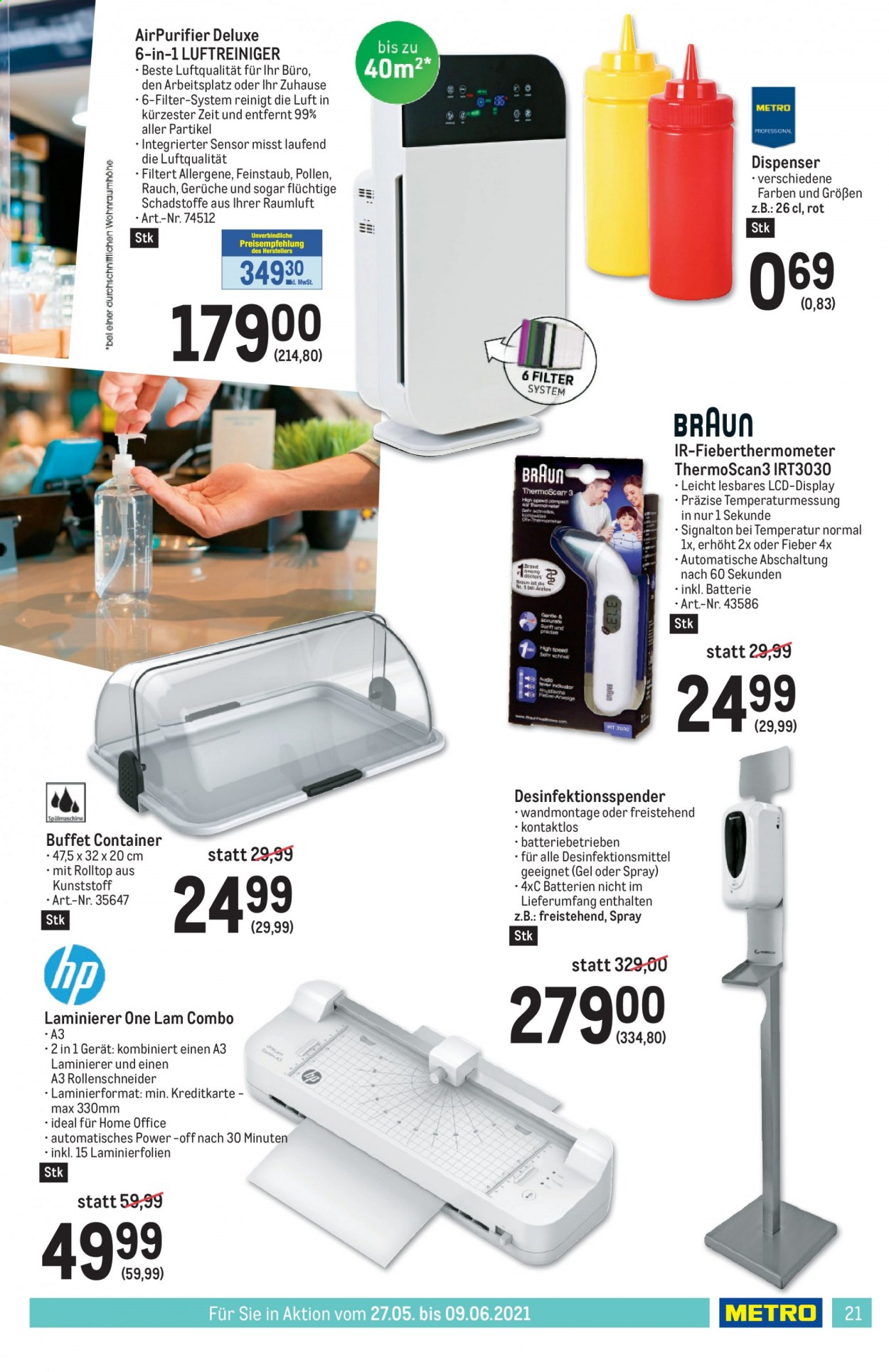 Angebote Metro - 27.5.2021 - 9.6.2021. Seite 21