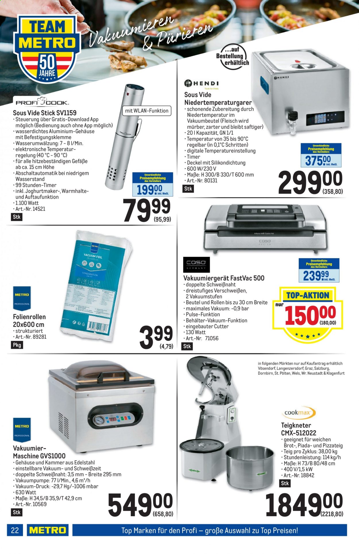 Angebote Metro - 27.5.2021 - 9.6.2021. Seite 22