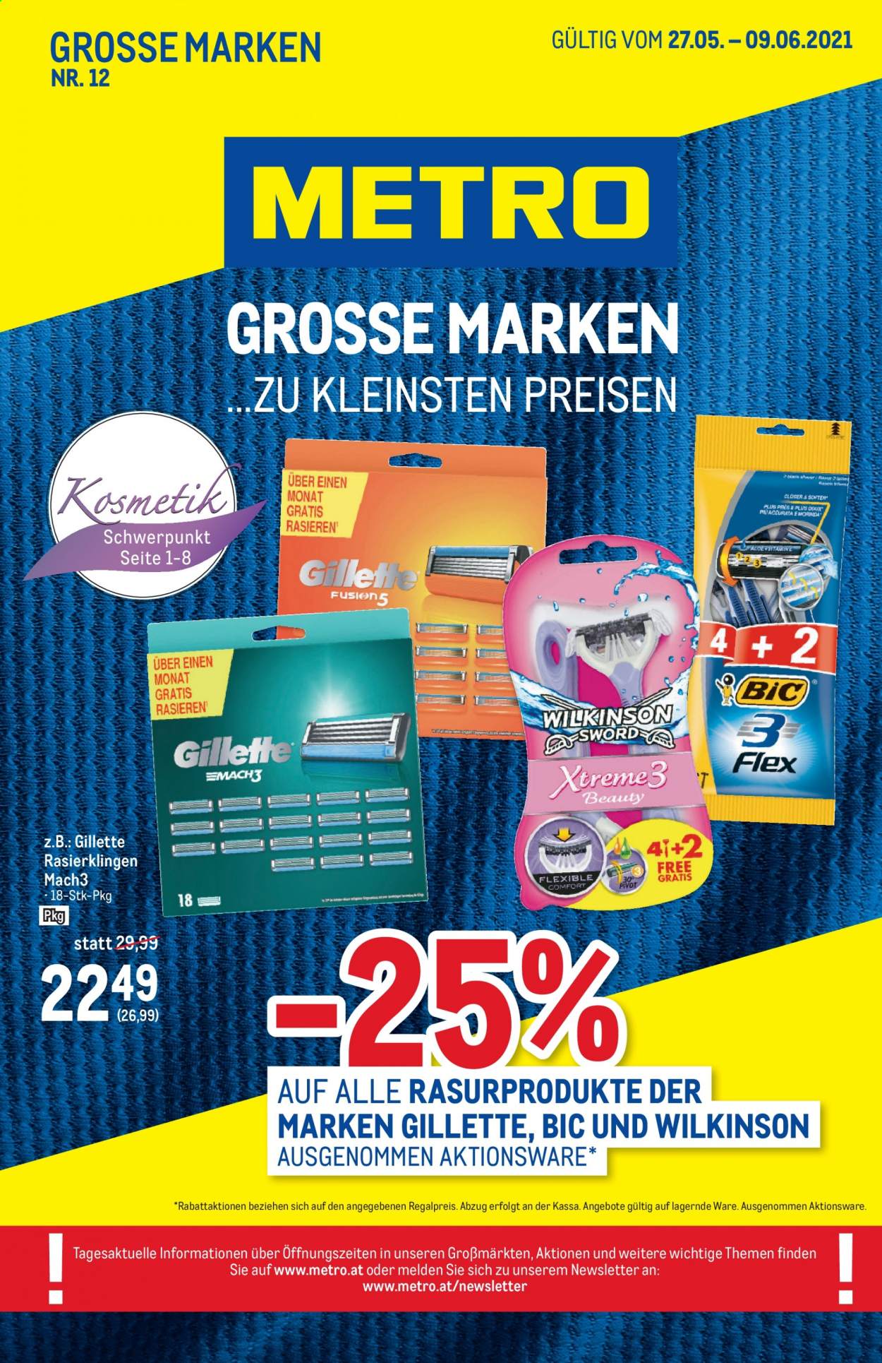 Angebote Metro - 27.5.2021 - 9.6.2021. Seite 1