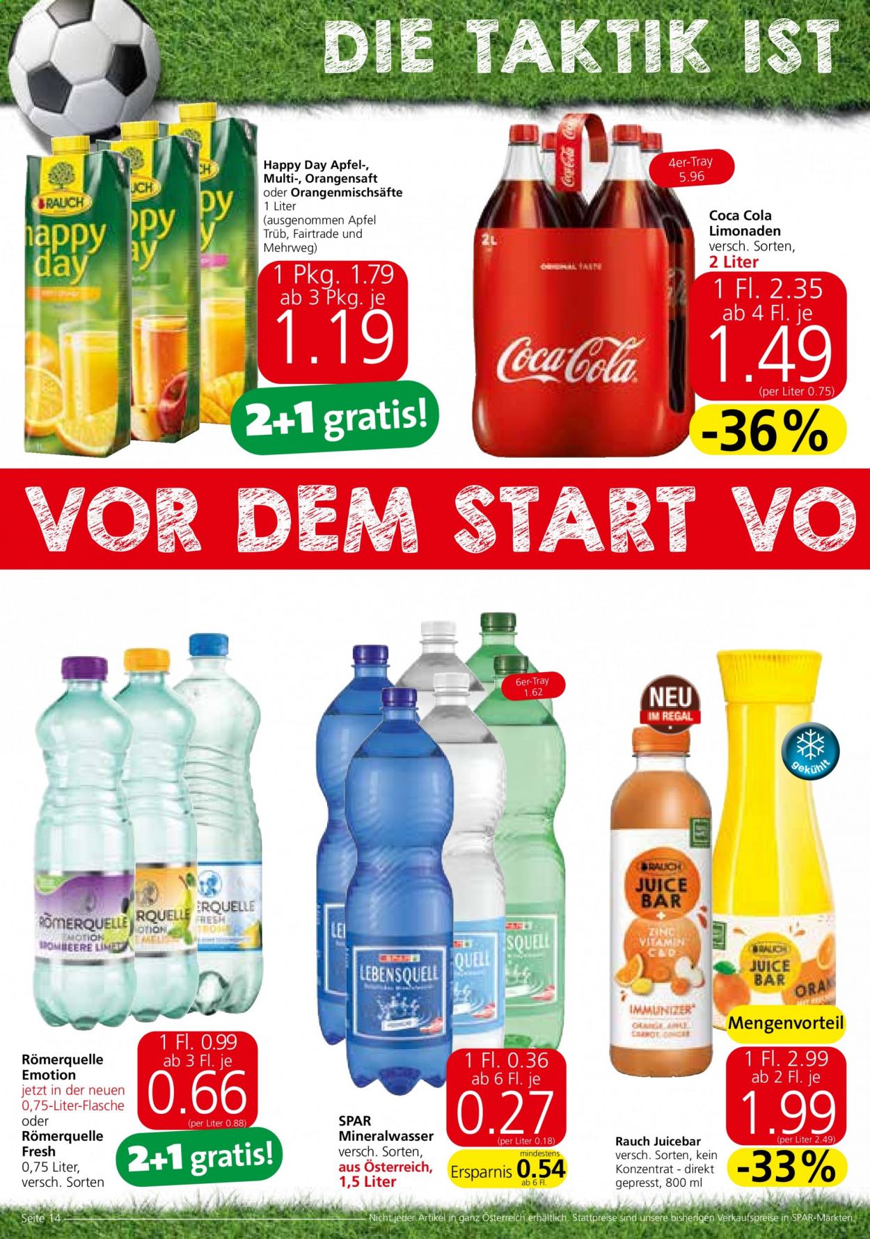 Angebote SPAR - 2.6.2021 - 16.6.2021. Seite 14