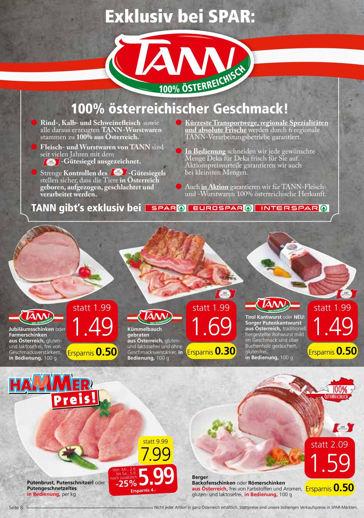 Angebote INTERSPAR - 2.6.2021 - 16.6.2021. Seite 8