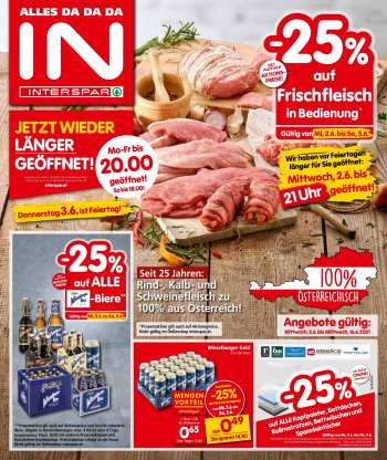 Angebote INTERSPAR - 2.6.2021 - 16.6.2021.