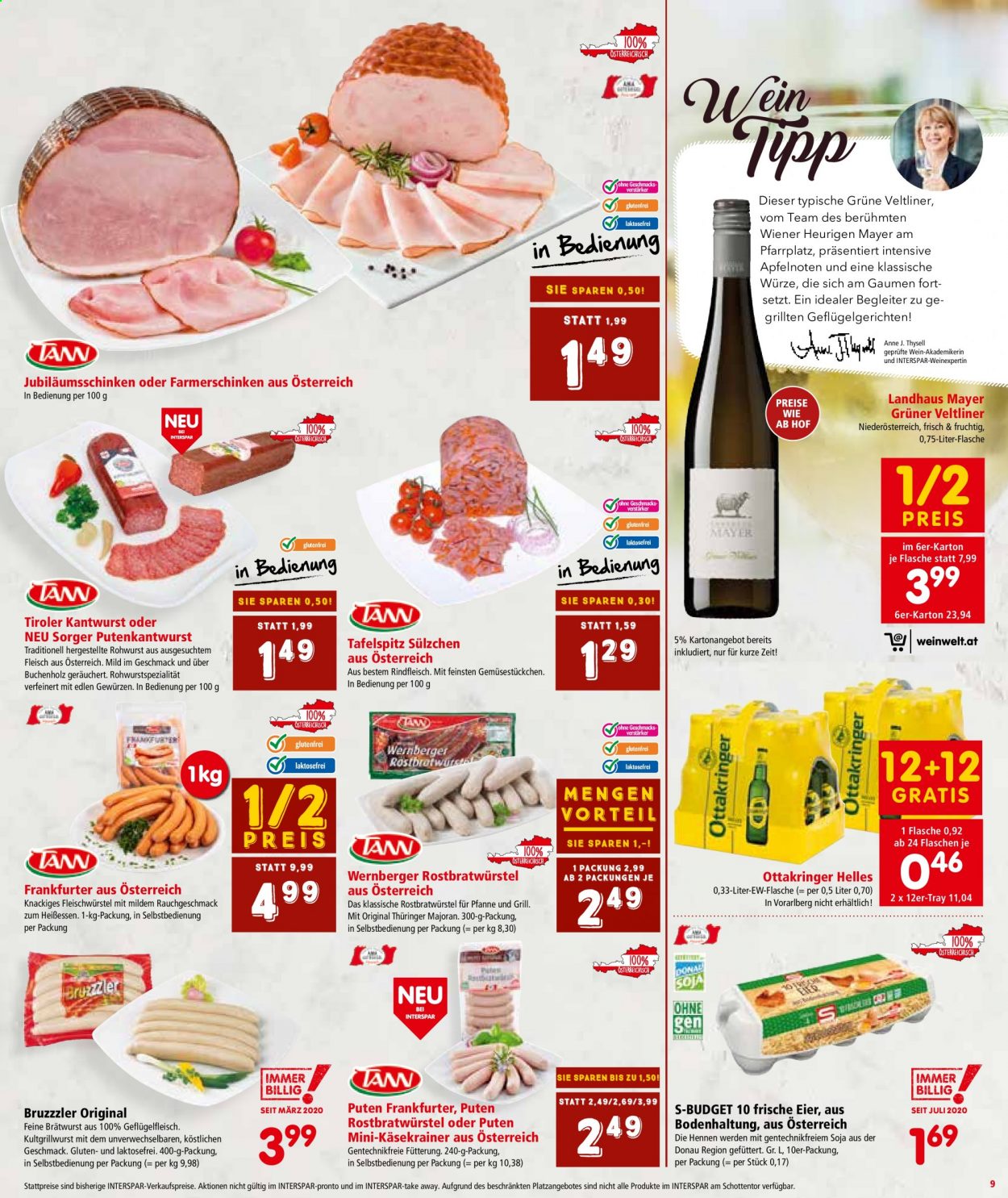Angebote INTERSPAR - 2.6.2021 - 16.6.2021. Seite 9