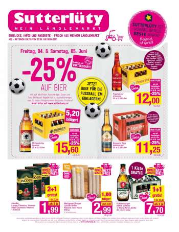 Angebote Sutterlüty - 3.6.2021 - 8.6.2021.