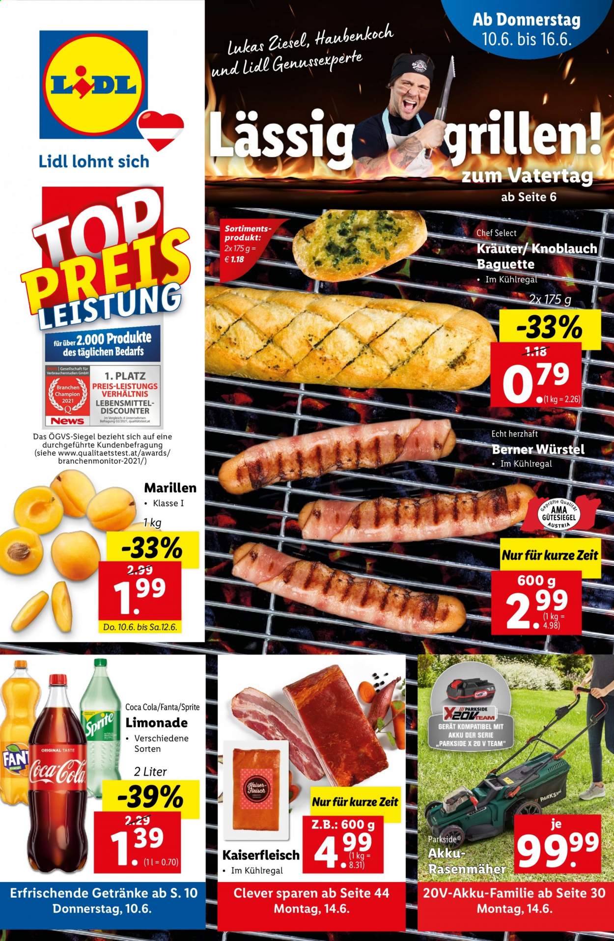 Angebote Lidl - 10.6.2021 - 16.6.2021. Seite 1