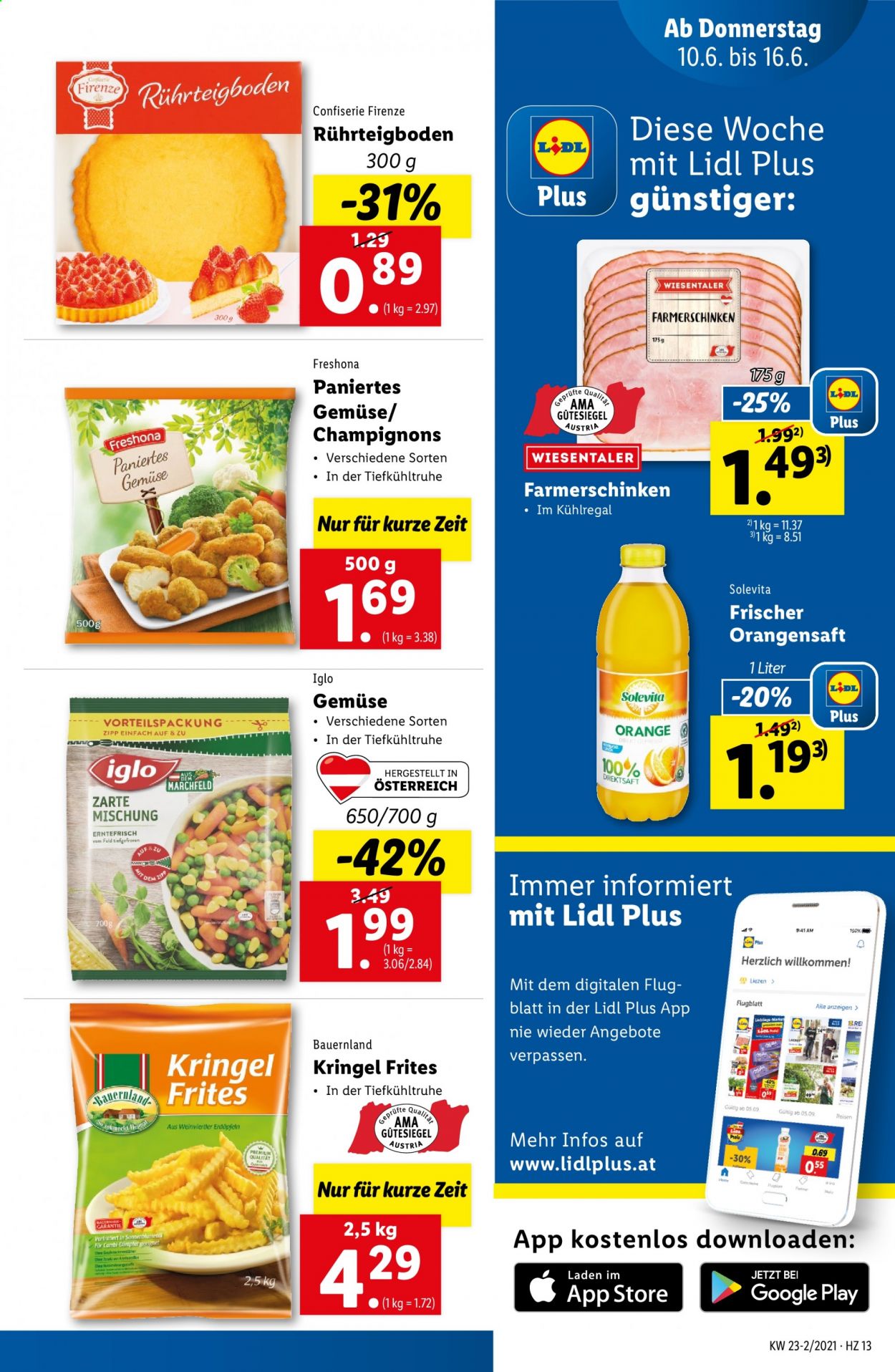 Angebote Lidl - 10.6.2021 - 16.6.2021. Seite 13