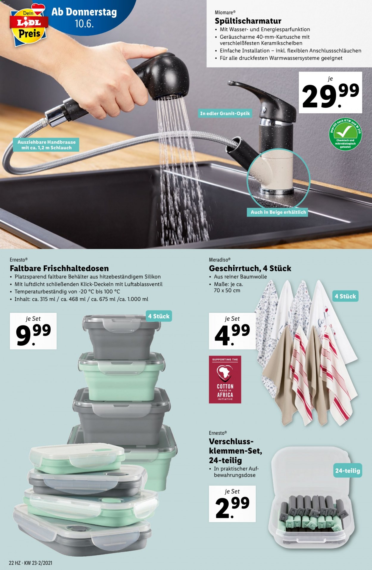 Angebote Lidl - 10.6.2021 - 16.6.2021. Seite 22