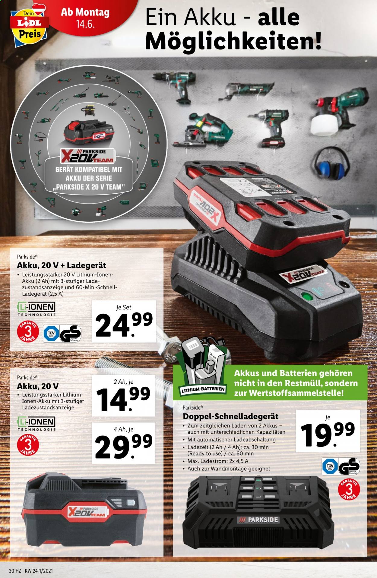 Angebote Lidl - 10.6.2021 - 16.6.2021. Seite 30