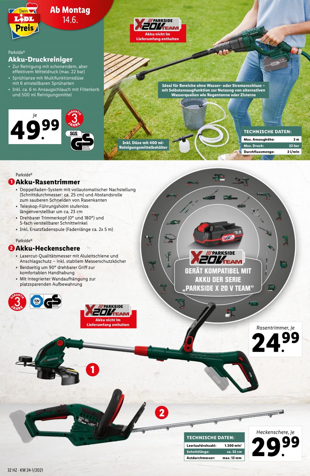 Angebote Lidl - 10.6.2021 - 16.6.2021. Seite 32
