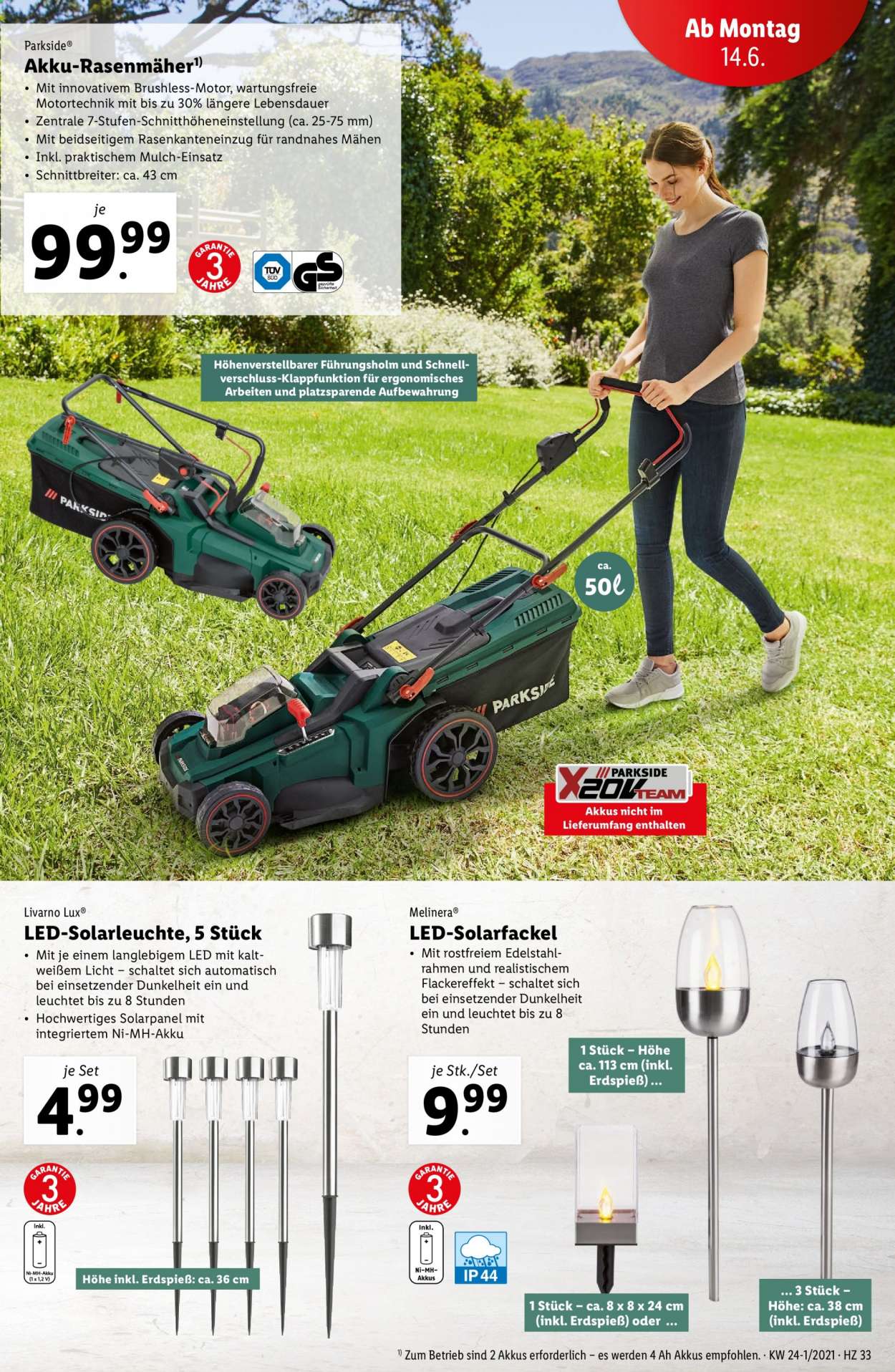 Angebote Lidl - 10.6.2021 - 16.6.2021. Seite 33