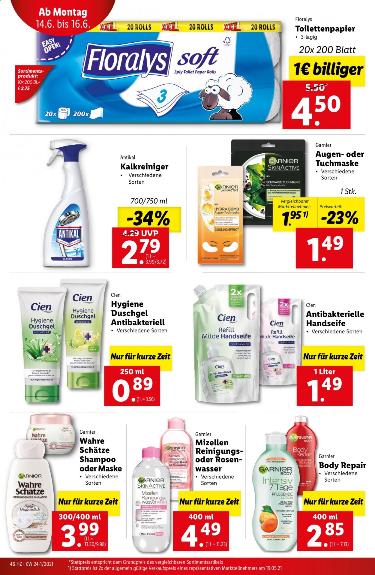 Angebote Lidl - 10.6.2021 - 16.6.2021. Seite 46