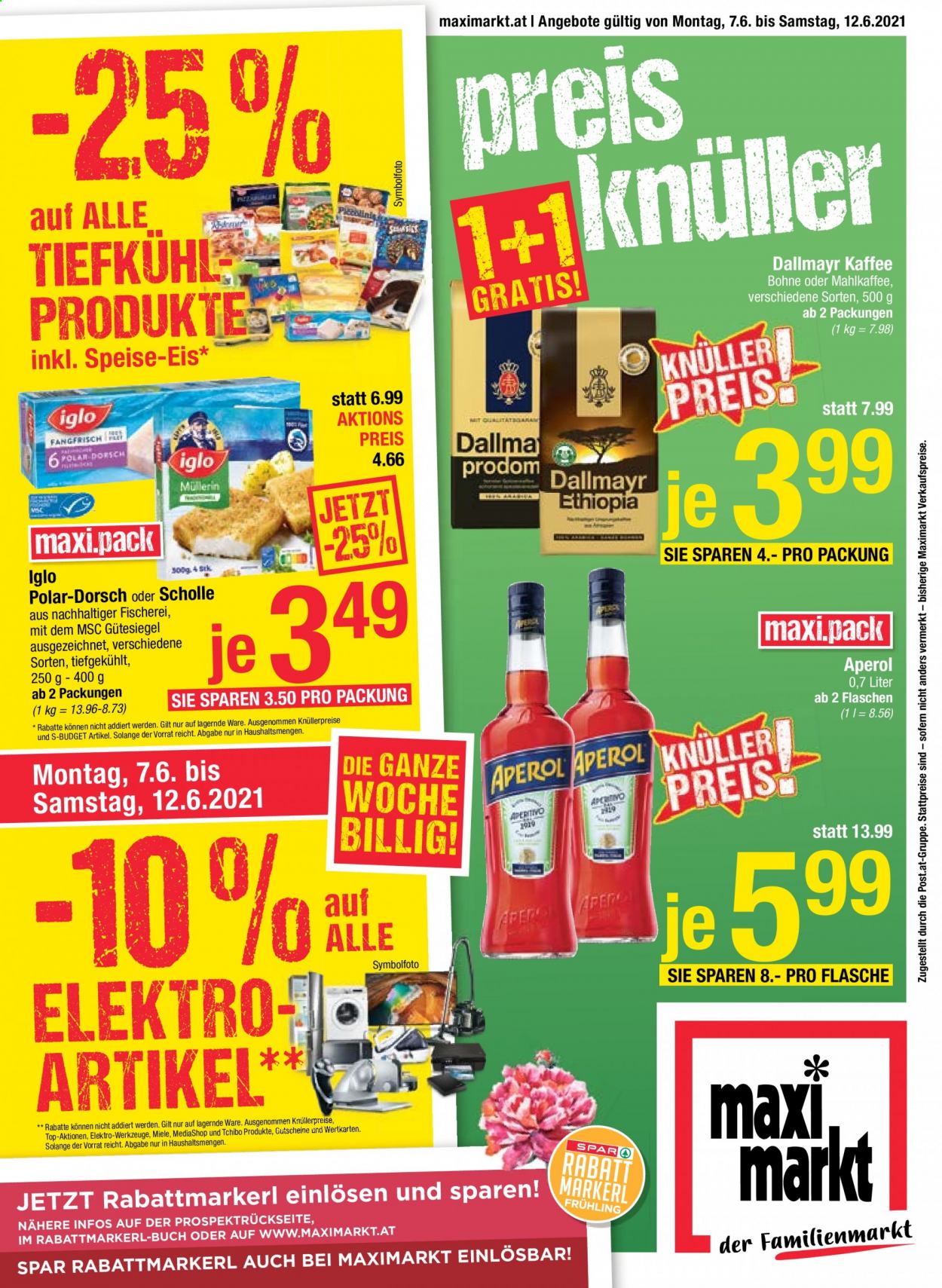 Angebote Maximarkt - 7.6.2021 - 12.6.2021. Seite 1