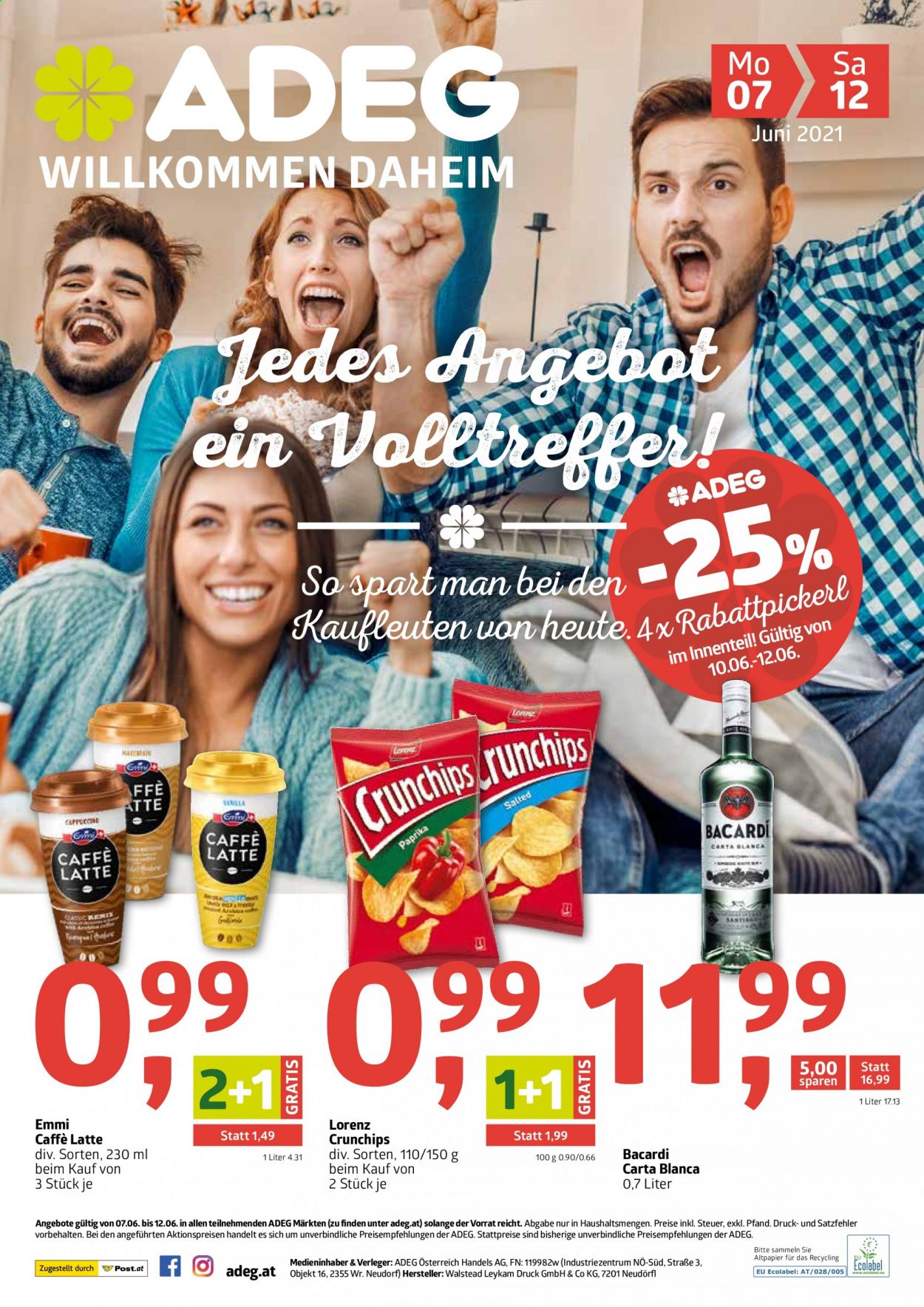 Angebote ADEG - 7.6.2021 - 12.6.2021. Seite 1