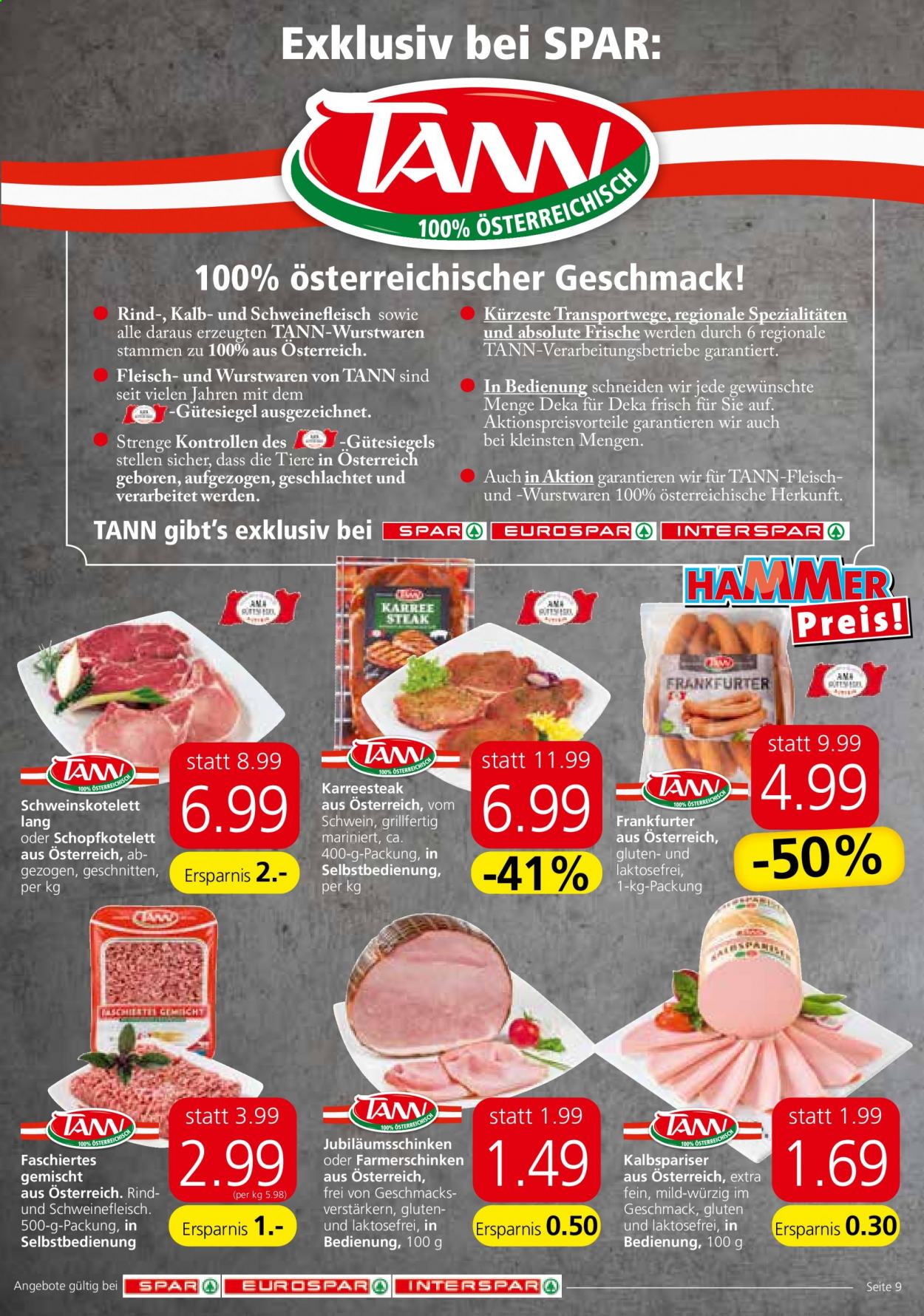 Angebote SPAR - 10.6.2021 - 16.6.2021. Seite 9