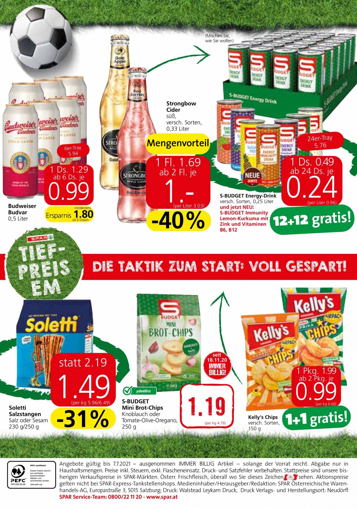 Angebote EUROSPAR - 10.6.2021 - 7.7.2021. Seite 4