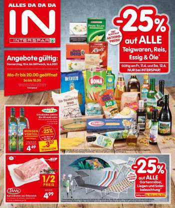Angebote INTERSPAR - 10.6.2021 - 16.6.2021.
