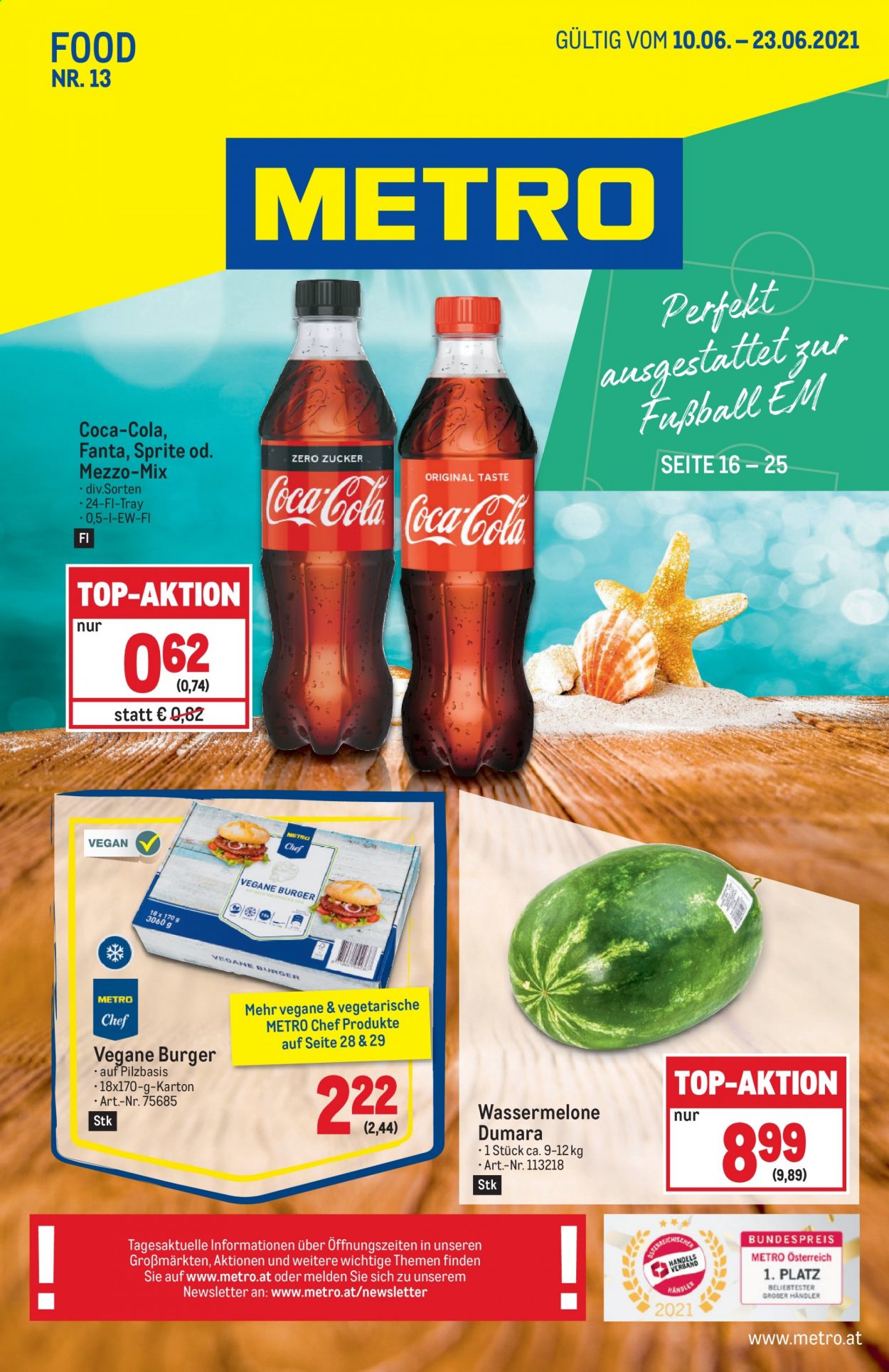 Angebote Metro - 10.6.2021 - 23.6.2021. Seite 1