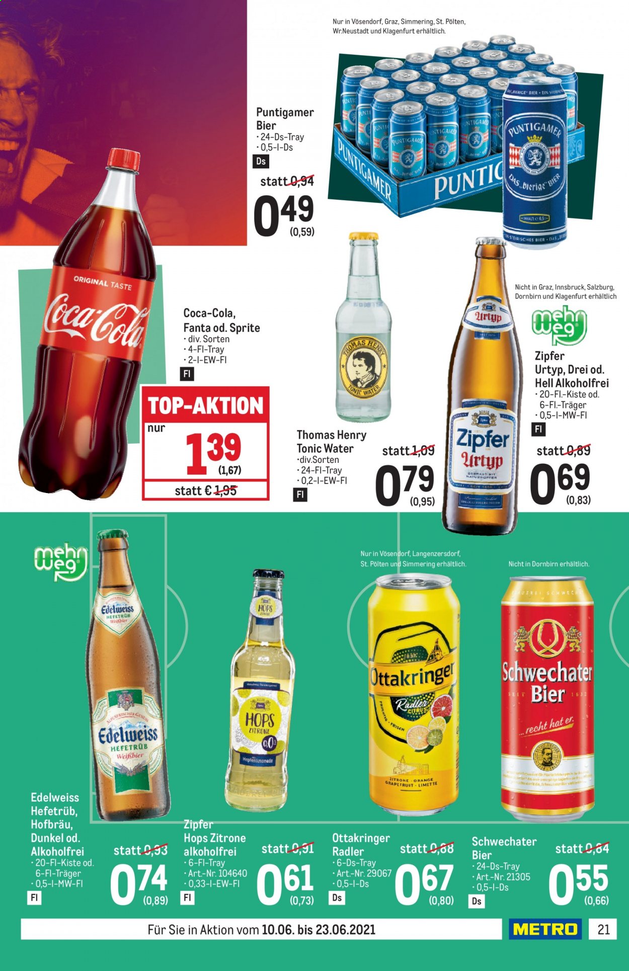 Angebote Metro - 10.6.2021 - 23.6.2021. Seite 21
