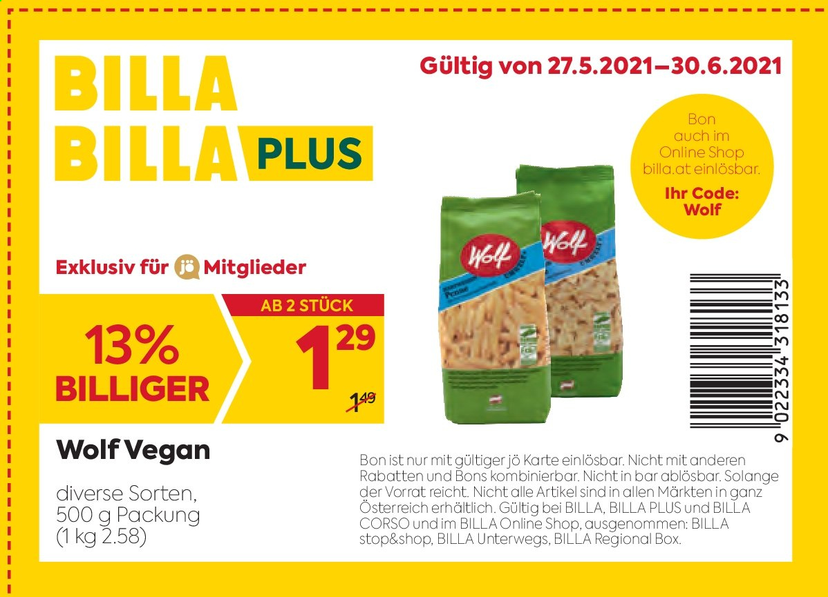 Angebote Billa - 27.5.2021 - 23.6.2021. Seite 2