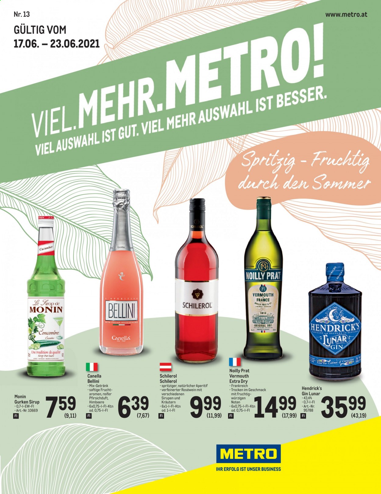Angebote Metro - 17.6.2021 - 23.6.2021. Seite 1