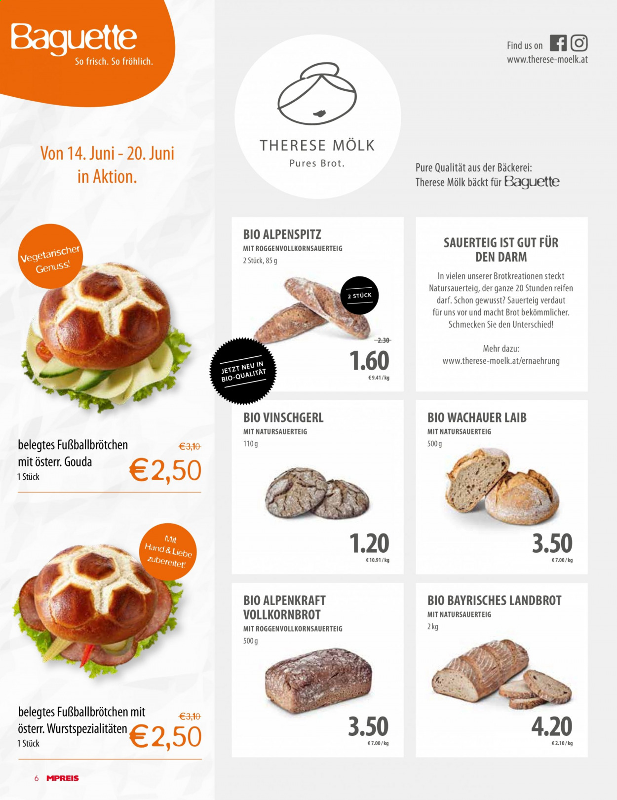 Angebote MPREIS - 14.6.2021 - 20.6.2021. Seite 6