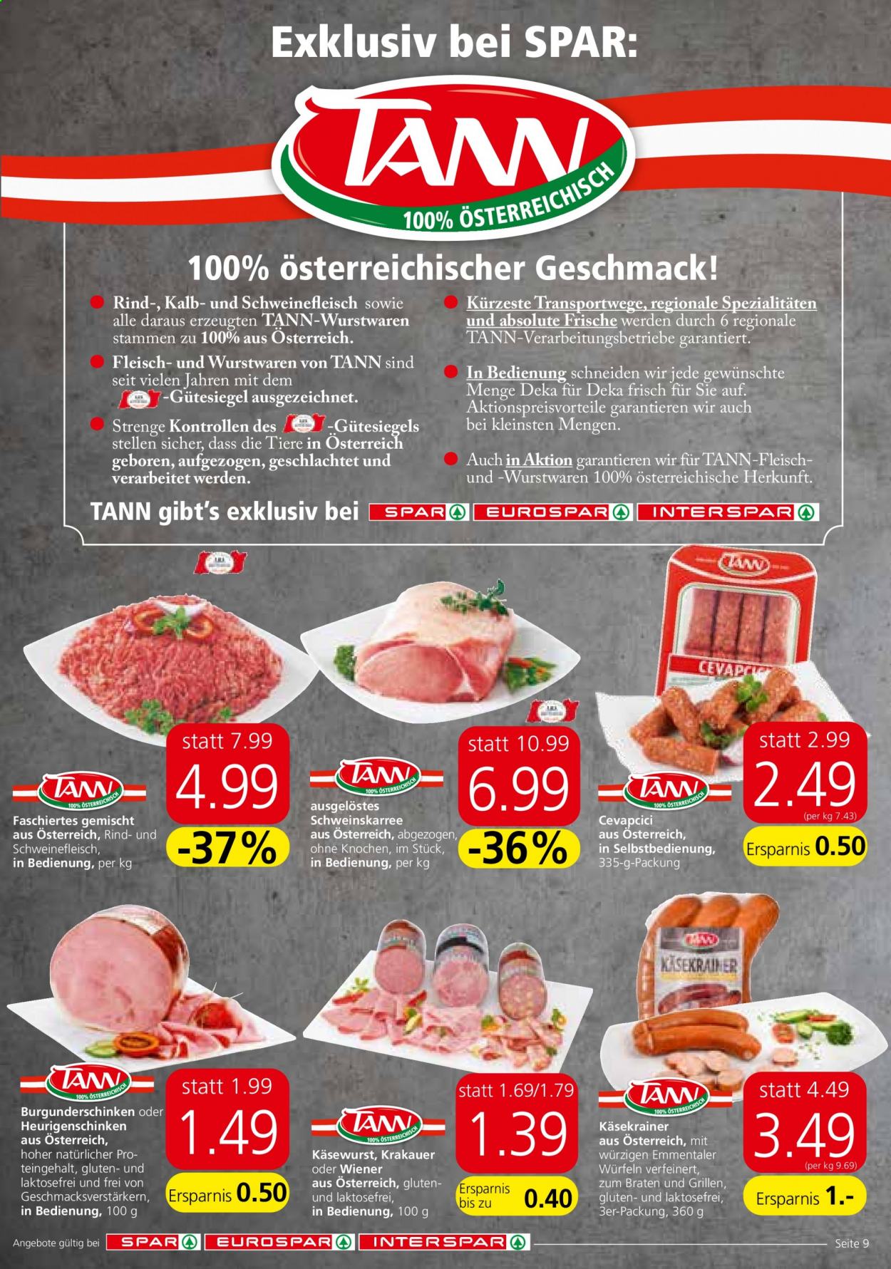Angebote INTERSPAR - 17.6.2021 - 30.6.2021. Seite 9