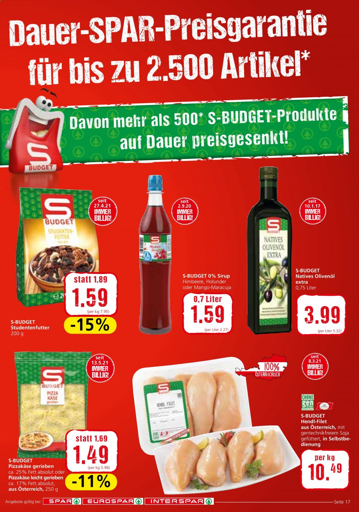 Angebote INTERSPAR - 17.6.2021 - 30.6.2021. Seite 17