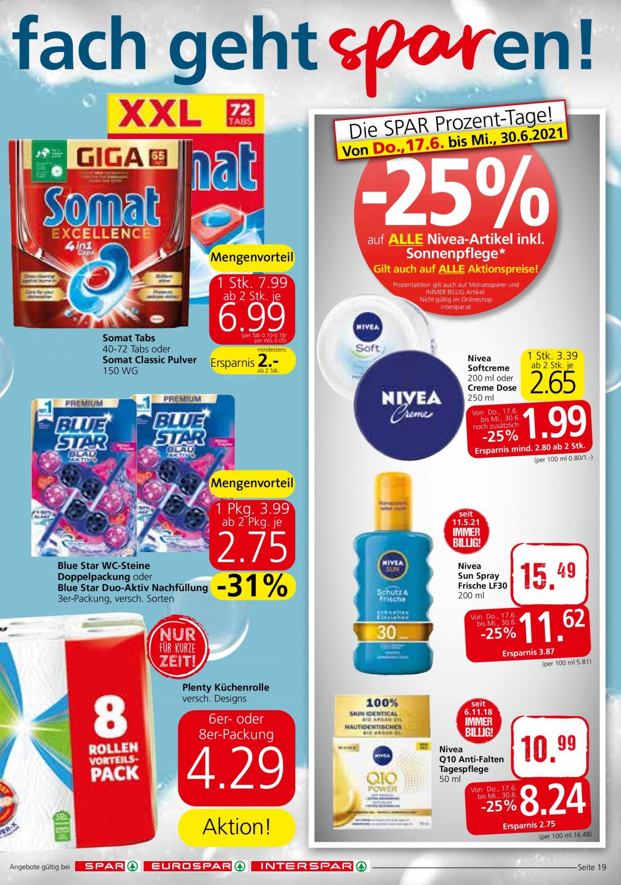 Angebote INTERSPAR - 17.6.2021 - 30.6.2021. Seite 19