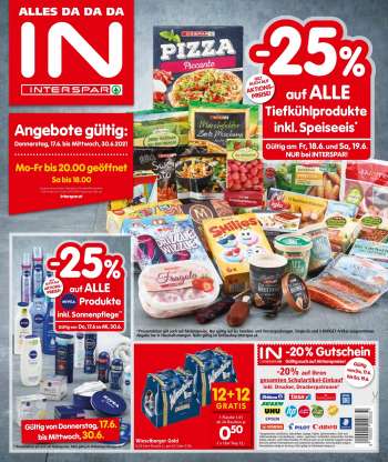 Angebote INTERSPAR - 17.6.2021 - 30.6.2021.