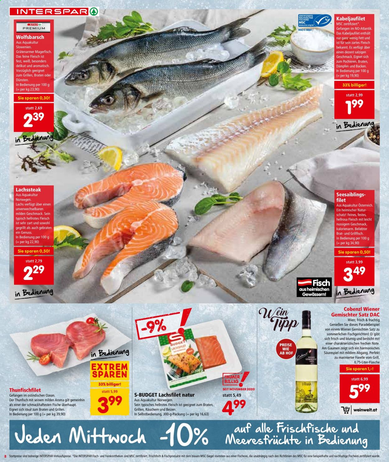 Angebote INTERSPAR - 17.6.2021 - 30.6.2021. Seite 8