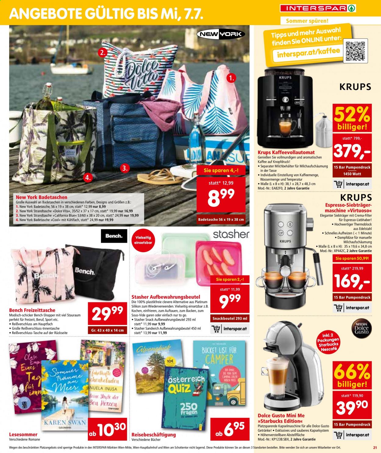 Angebote INTERSPAR - 17.6.2021 - 30.6.2021. Seite 21