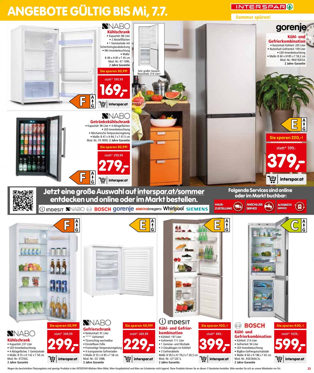Angebote INTERSPAR - 17.6.2021 - 30.6.2021. Seite 23