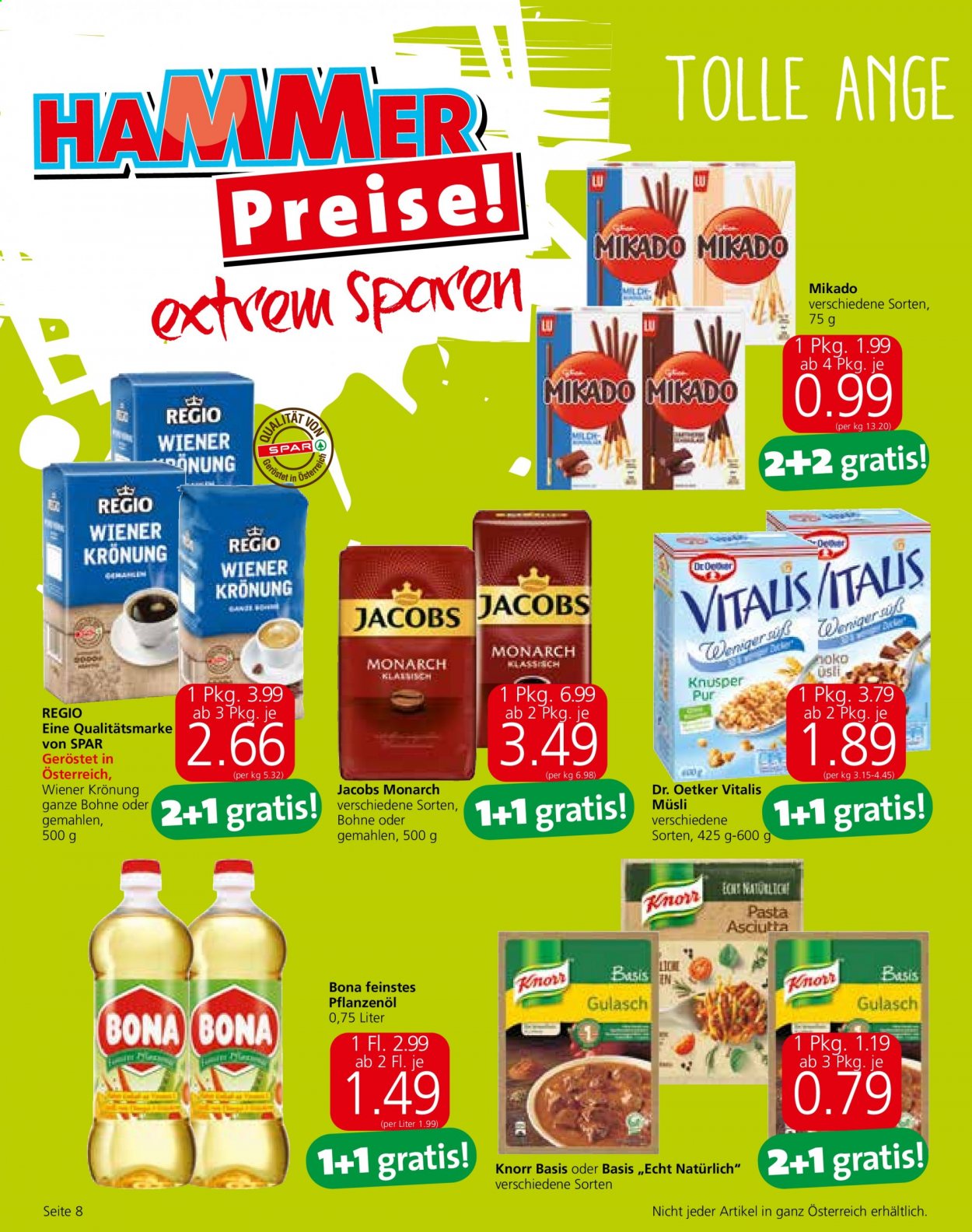 Angebote EUROSPAR - 17.6.2021 - 30.6.2021. Seite 8