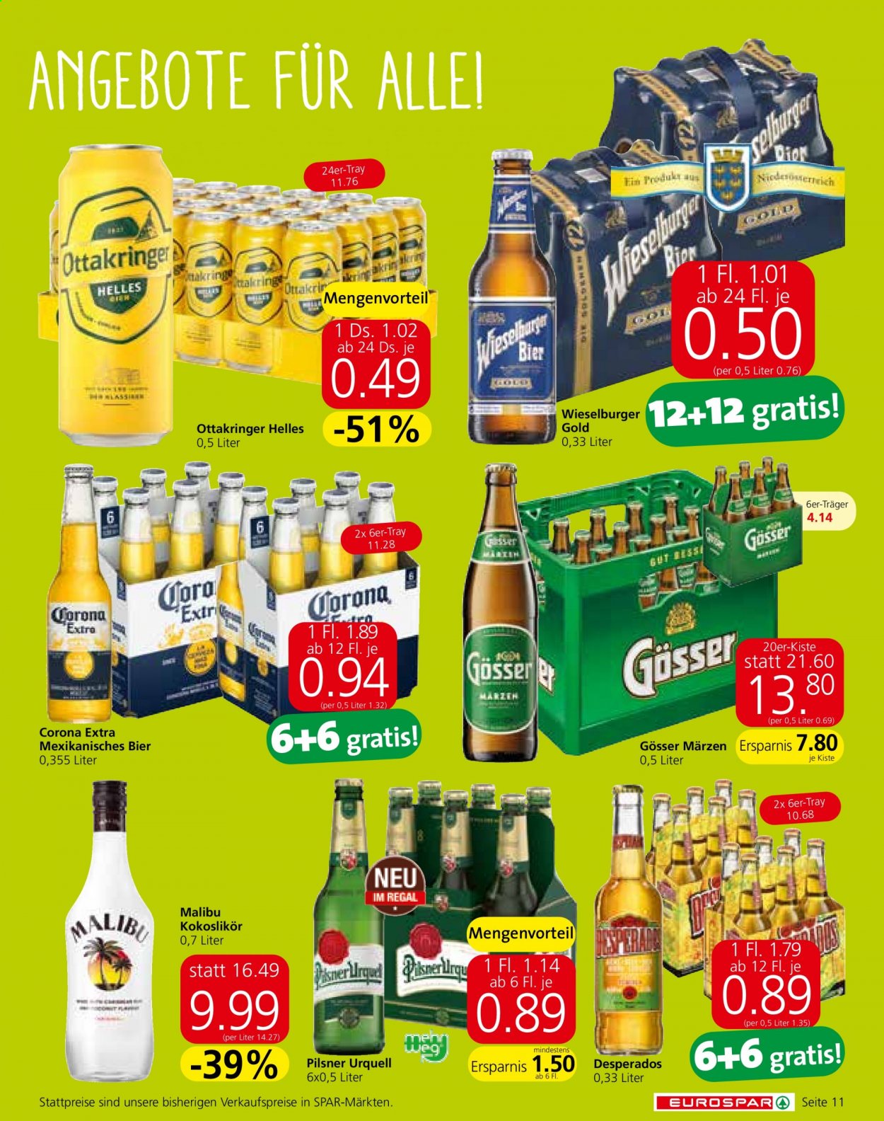 Angebote EUROSPAR - 17.6.2021 - 30.6.2021. Seite 11