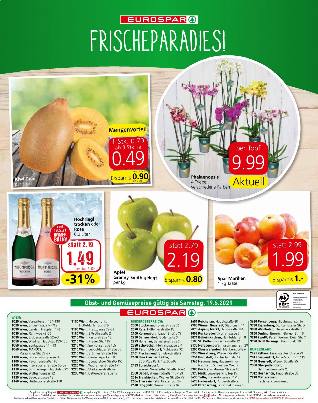 Angebote EUROSPAR - 17.6.2021 - 30.6.2021. Seite 16